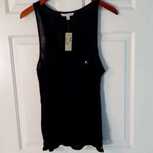 American Eagle Size XL Black Lace Tank Top